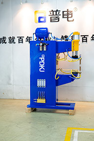 SGS CNAS Stainless Steel Sheet Metal Spot Welder Medium Frequency Semi Auto